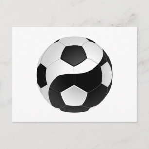 Yin Yang soccer Vykort