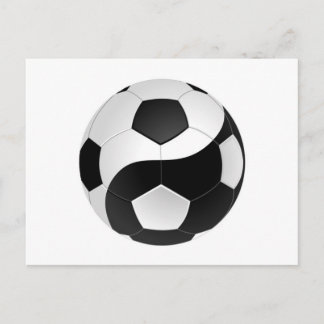 Yin Yang soccer Vykort