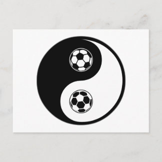 Yin Yang Soccer Vykort