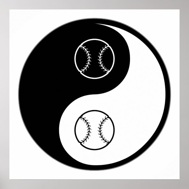 Yin Yang Softball Poster (Framsidan)