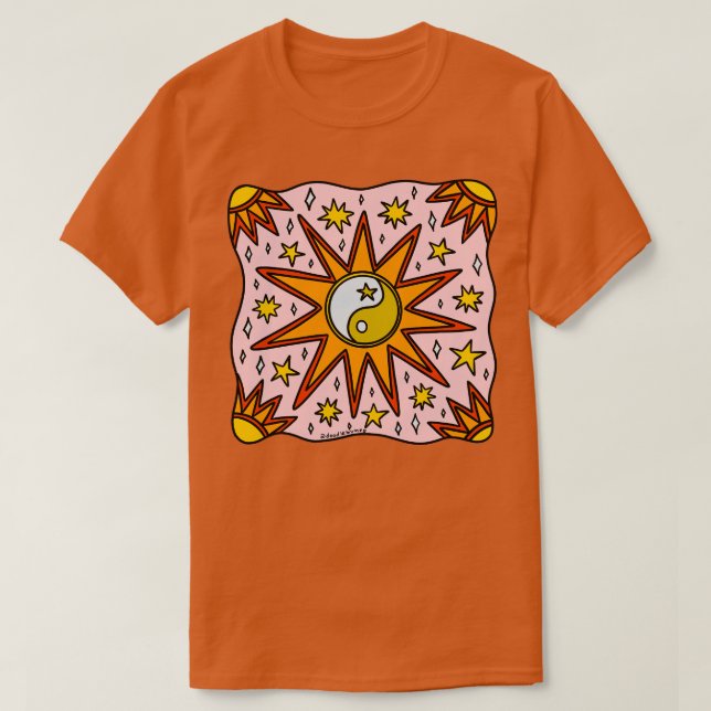 Yin Yang Sol T Shirt (Design framsida)