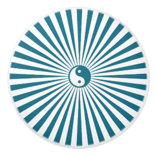 Yin-Yang Sol Wheel-Blue/White Knopp