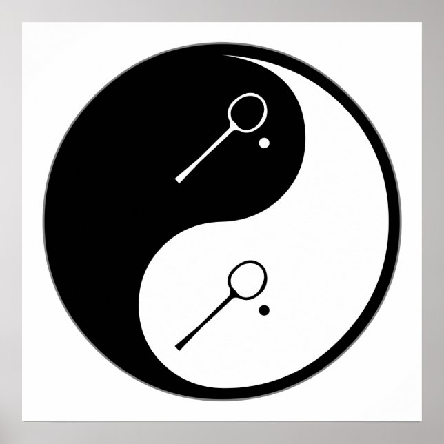 Yin Yang Squash Poster (Framsidan)