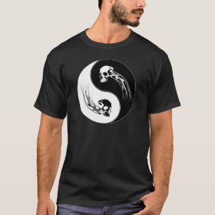 Yin Yang stam- skalle Tee