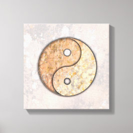 Yin Yang Sten Art Talking Canyons, New mexico Canvastryck