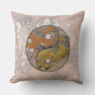 Yin Yang Sten Art Talking Canyons, New mexico Kudde