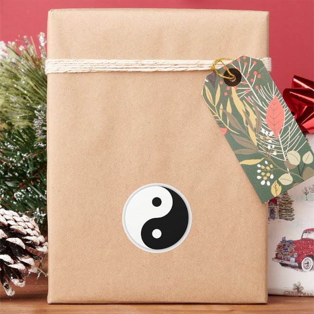 Yin Yang Stickers Runt Klistermärke (Skapare uppladdad)