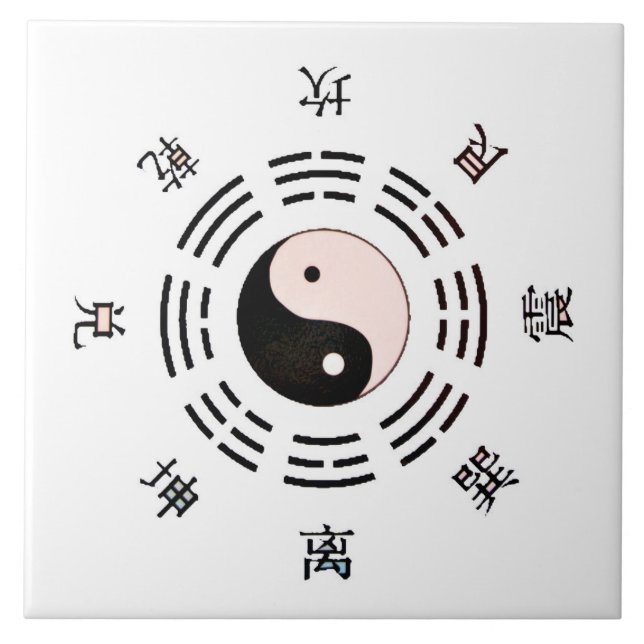 Yin Yang Stil Kakelplatta (Framsidan)