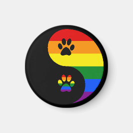 Yin-yang stolthet magnet