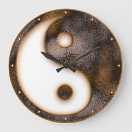 Yin Yang Stor Klocka