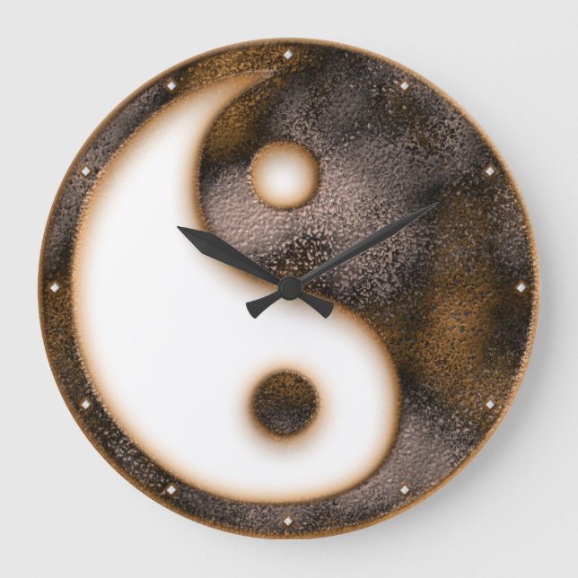 Yin Yang Stor Klocka (Framsida)