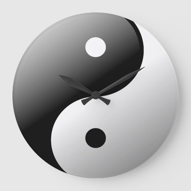 Yin Yang Stor Klocka (Framsida)