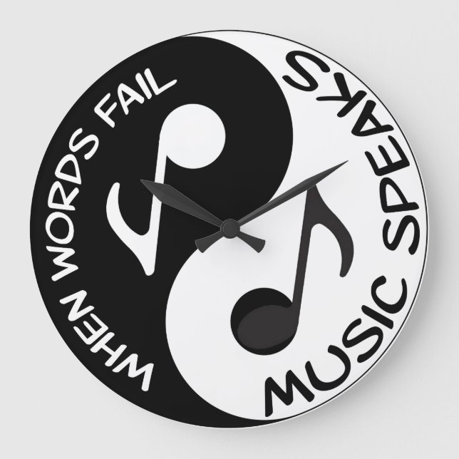 Yin yang stor klocka (Framsida)