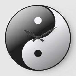 Yin Yang Stor Klocka