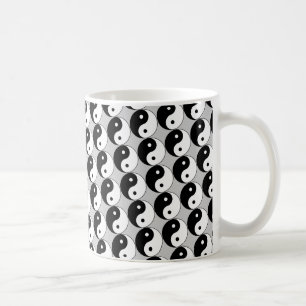 Yin Yang svartvit symbol Kaffemugg