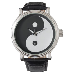 Yin-yang svartvit taoist armbandsur