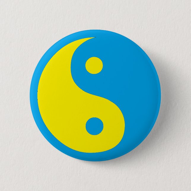 Yin Yang svenskstil Knapp (Framsida)