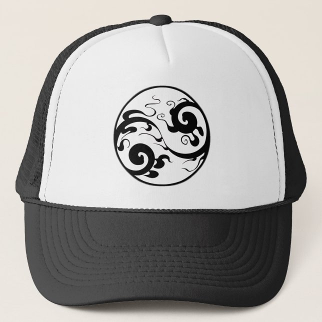 Yin-Yang Swirl Hat Keps (Framsida)