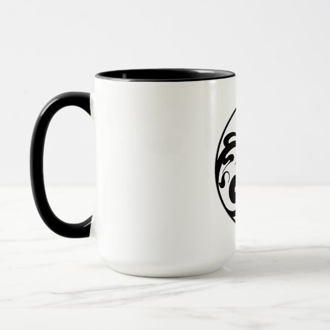 Yin Yang Swirl Mugg (Vänster)