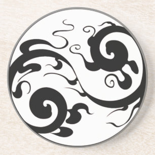 Yin-Yang Swirl Underlägg