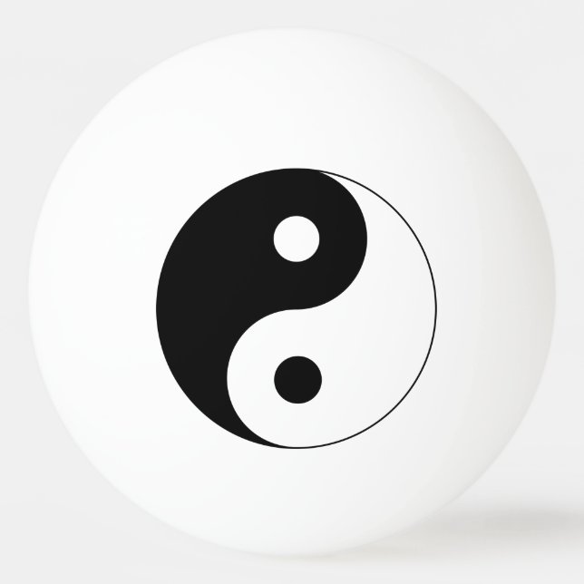 Yin Yang-symbol and andlighet Pingisboll (Framsidan)