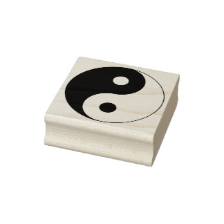 Yin Yang-symbol and andlighet Stämpel