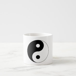 Yin Yang Symbol Andlig Espressomugg