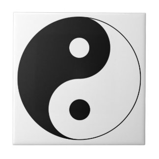 Yin Yang Symbol Andlig Kakelplatta