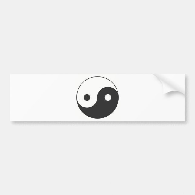 YIN & YANG SYMBOL BILDEKAL (Framsidan)