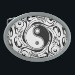 Yin & Yang Symbol Black and White Tatto Stil<br><div class="desc">Dekorativt Ying Yang Symbol Psychedelic Black and White Tattoo Stil Art Design. Ursprungligen skapat med Hi Quality Vector Graphic Art Copyright BluedakArt TheChameleonArt.</div>
