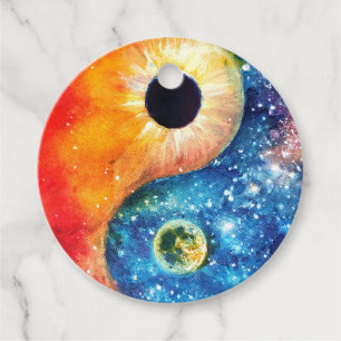 Yin-yang-symbol Gåvor Etiketter