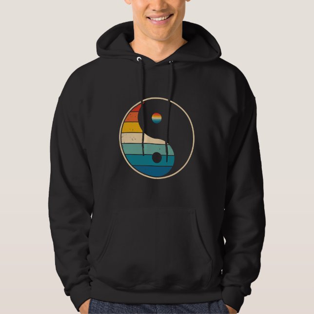 Yin Yang Symbol Hoodie (Framsida)