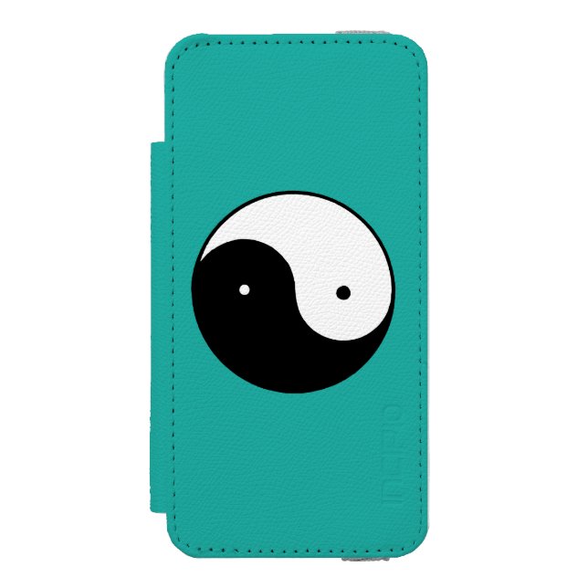 Yin Yang symbol Incipio iPhone Wallet Skal (Folio Framsidan)