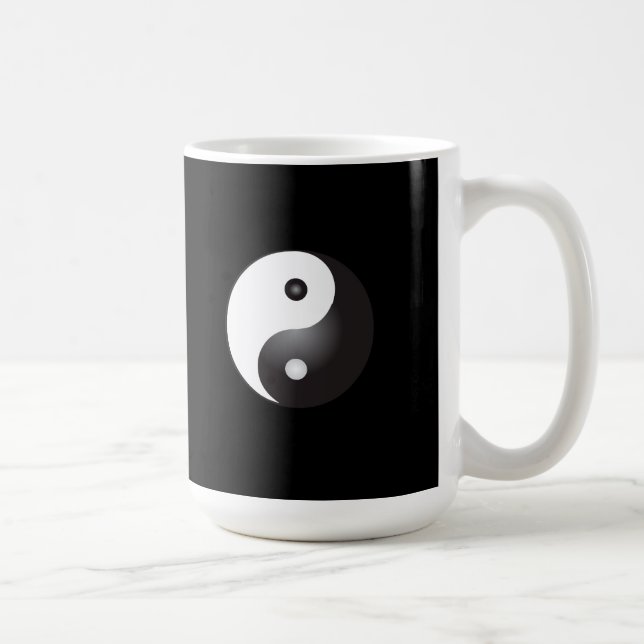 Yin Yang-symbol: Kaffe kopp (Höger)