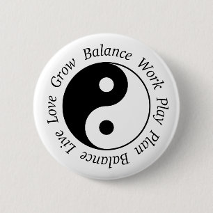 Yin Yang-symbol Knapp