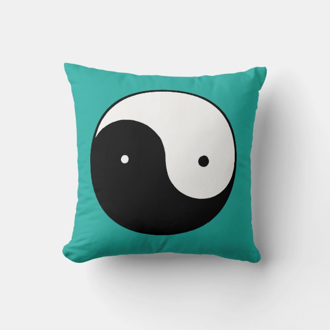 Yin Yang symbol Kudde (Framsida)