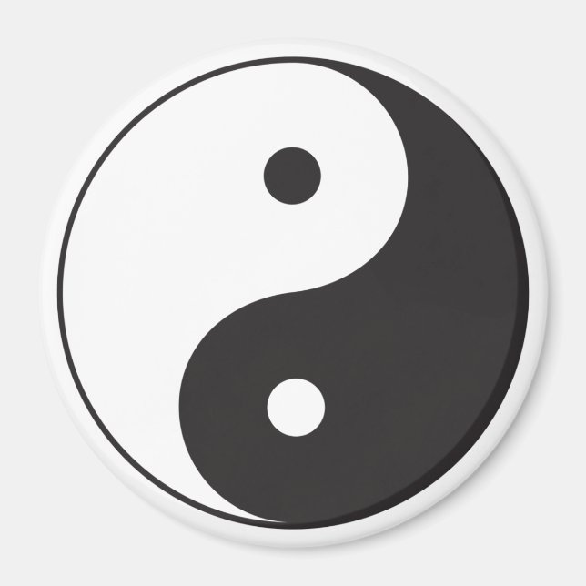 Yin Yang Symbol Magnet (Framsidan)