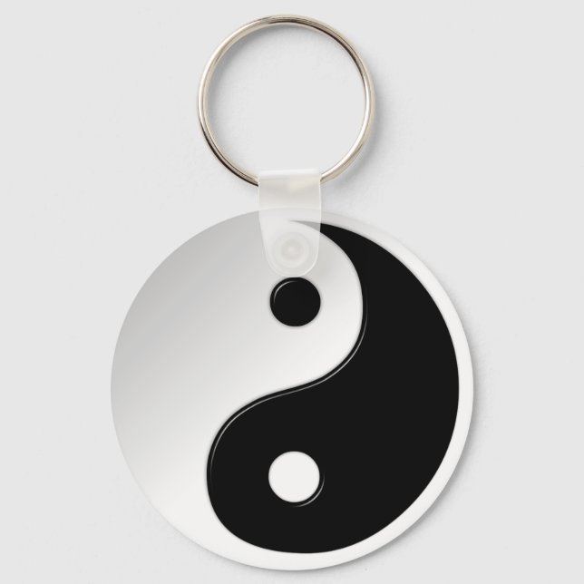 Yin Yang Symbol Nyckelring (Framsida)