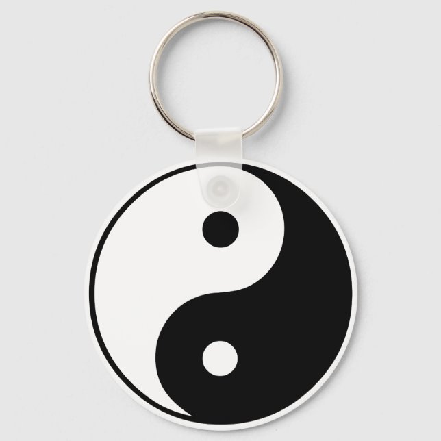 Yin Yang Symbol: Nyckelring (Framsida)