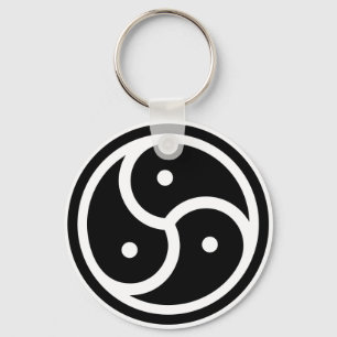 Yin/yang-symbol Nyckelring