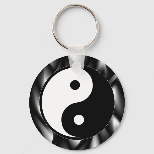 Yin Yang Symbol Nyckelring (Framsida)