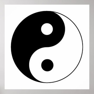 Yin / Yang Symbol Poster