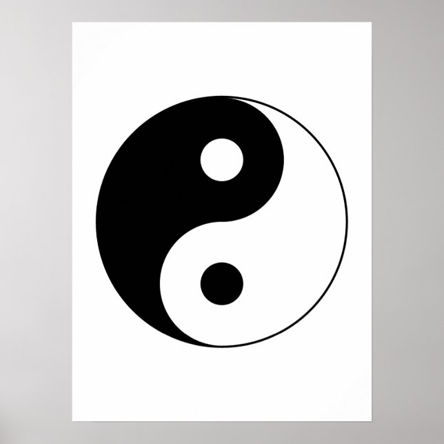 Yin Yang Symbol Poster (Framsidan)