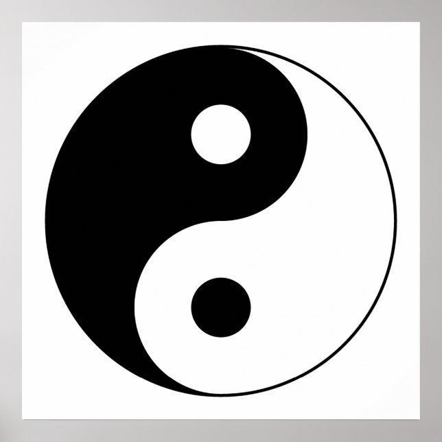Yin Yang Symbol Poster (Framsidan)