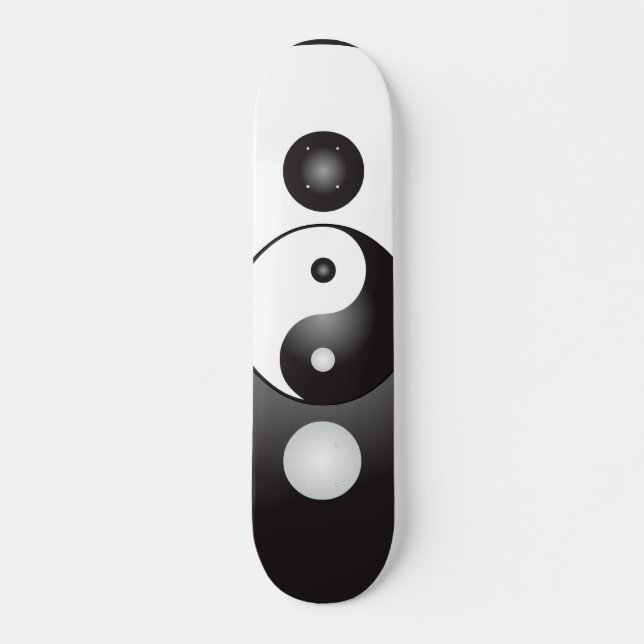 Yin Yang Symbol: Skateboard (Framsida)