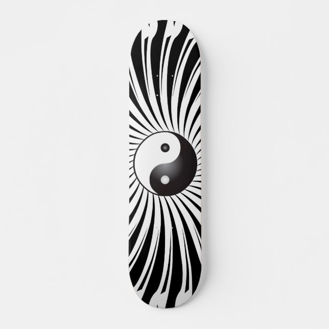 Yin Yang Symbol: Skateboard (Framsida)