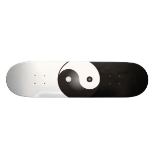 Yin Yang-symbol: Skateboard Bräda 21,5 Cm