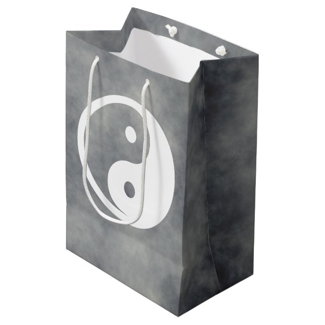 Yin Yang Symbol - solid tattodesign 2 (Framsidan Vinklad)