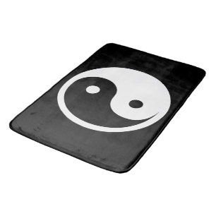 Yin Yang Symbol - solid tattodesign 2 Badrumsmatta