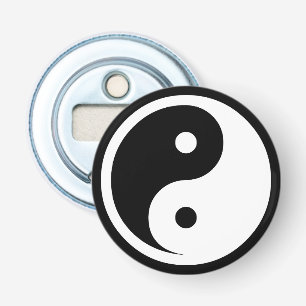 Yin Yang Symbol - solid tattodesign 2 Flasköppnare